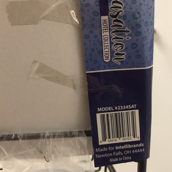 Spasation hotel collection shower organizer CHOCOLATE Satin Finish NEW NWT - Picture 4 of 4